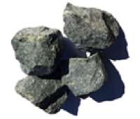 Камни Дунит колотый для электрокаменок ф.40-80 мм (20кг, коробка) ОК