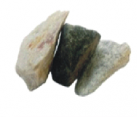 Камни Микс (дунит, кварцит, талькохлорит) (30кг, коробка) ОК